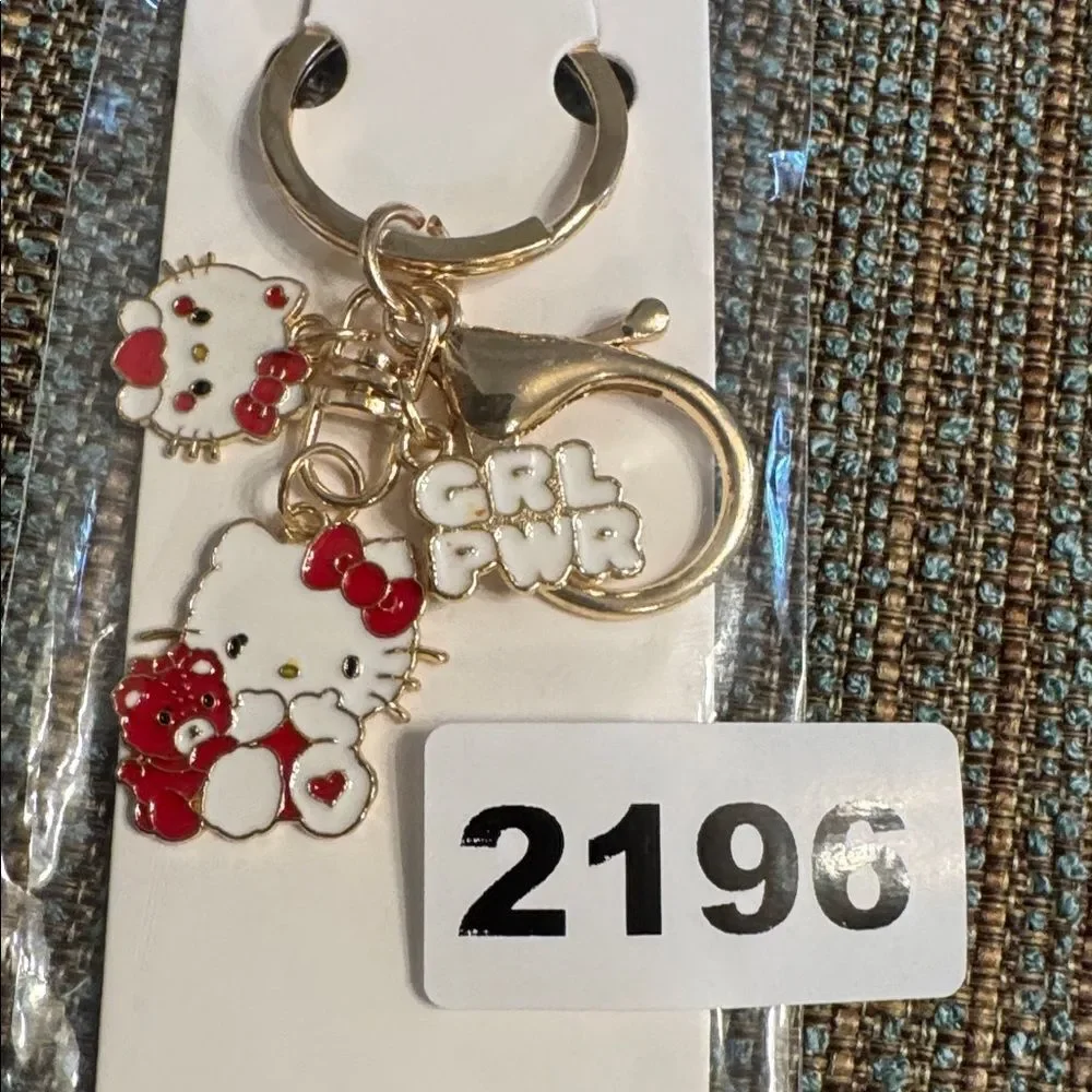 2196 Hello Kitty Key Ring and‎ Bag Charm